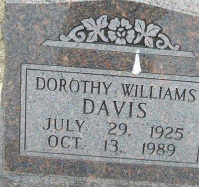 Dorothy Williams Davis on Sysoon