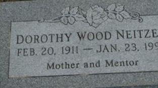 Dorothy Wood Neitzey on Sysoon