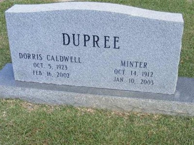 Dorris Caldwell Dupree on Sysoon