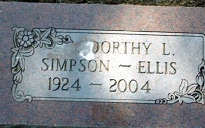 Dorthy Lorene Simpson Ellis on Sysoon