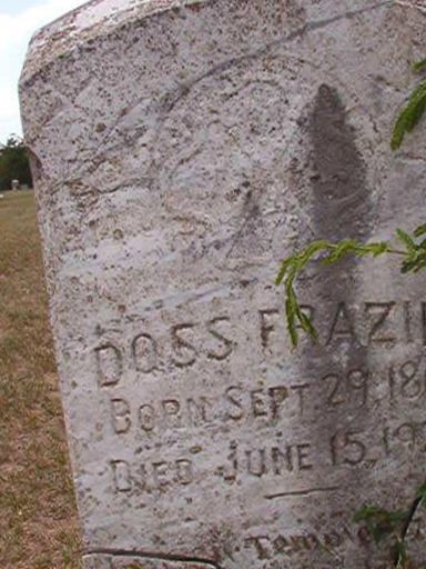 Doss Frazier on Sysoon