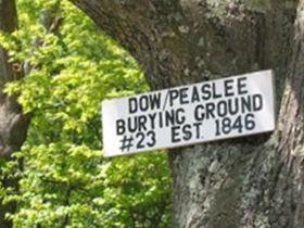 Dow-Peaslee Burying Ground on Sysoon