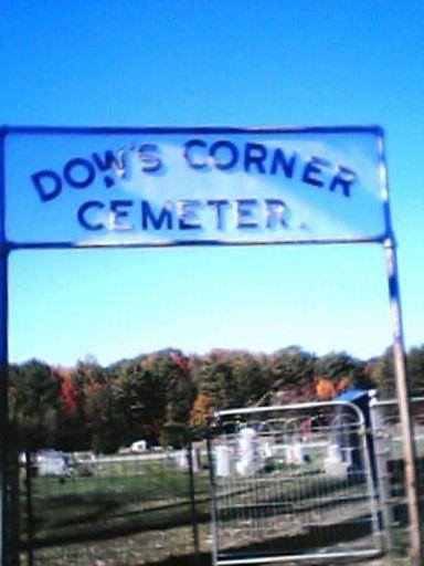 Dows Corner Cemetery on Sysoon
