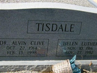 Dr Alvin Clive Tisdale on Sysoon