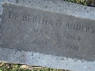 Dr Bertha O. Anderson on Sysoon