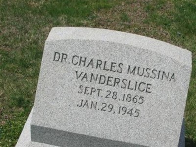 Dr Charles Mussina Vanderslice on Sysoon