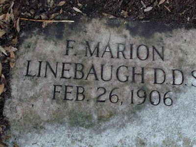 Dr Francis Marion Linebaugh on Sysoon