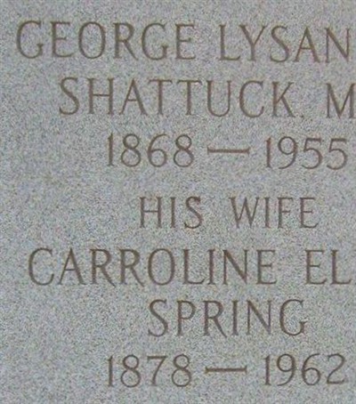 Dr George Lysander Shattuck on Sysoon