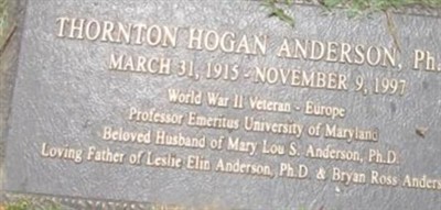 Dr Thornton Hogan Anderson on Sysoon
