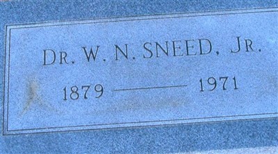 Dr William Newton Sneed, Jr on Sysoon
