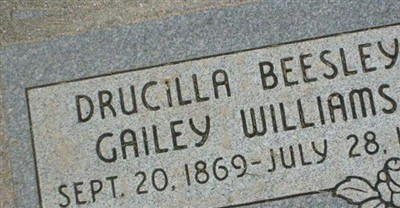 Drucilla Gailey on Sysoon
