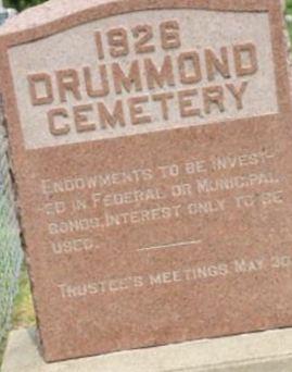 Drummond Cemetery on Sysoon