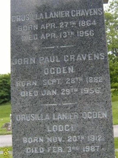 Drusilla Lanier Cravens on Sysoon