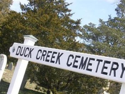 Duck Creek Cemetery on Sysoon