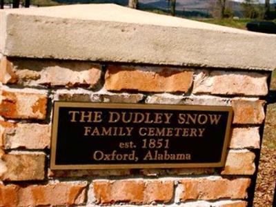 Dudley Snow Family Cemetery on Sysoon