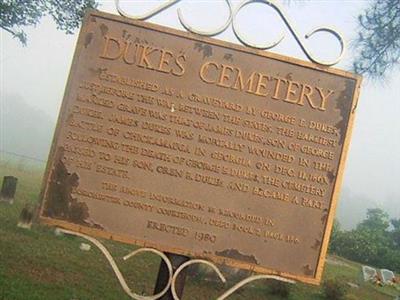 Dukes Cemetery on Sysoon