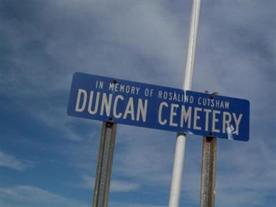 Duncan Cemetery on Sysoon
