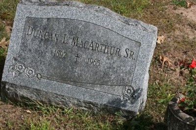 Duncan L. MacArthur, Sr on Sysoon