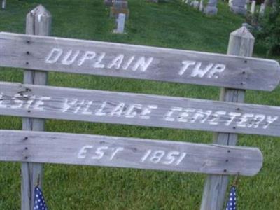 Duplain Township Elsie Village Cemetery on Sysoon