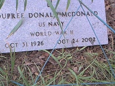 Dupree Donald McDonald on Sysoon