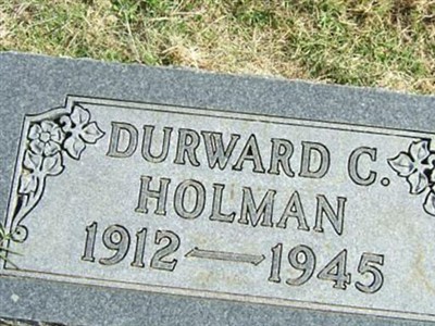Durward Charles Holman on Sysoon