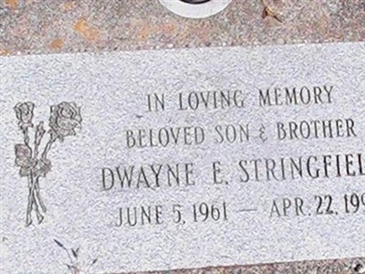 Dwayne E Stringfield on Sysoon