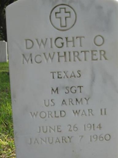 Dwight O Mcwhirter on Sysoon