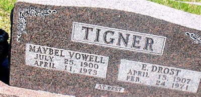 E. Drost Tigner on Sysoon