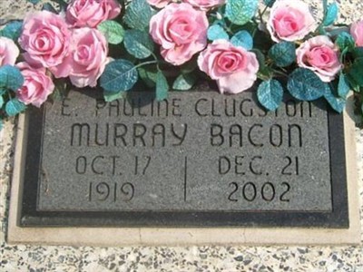 E Pauline Clugston Bacon on Sysoon