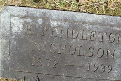 E. Pendleton Nicholson on Sysoon