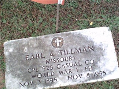 Earl A Tillman on Sysoon