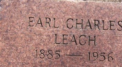 Earl Charles Leach on Sysoon