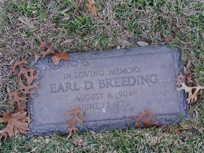 Earl D. Breeding on Sysoon