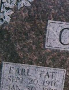 Earl F. "Fat" Clifton on Sysoon