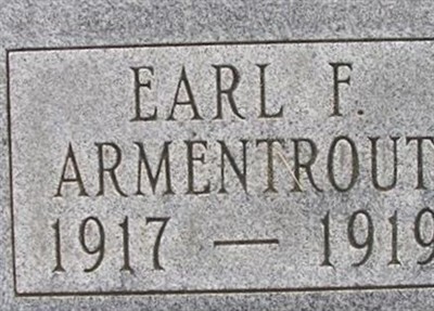 Earl Frederick Armentrout on Sysoon