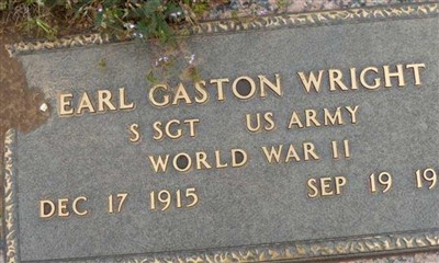 Earl Gaston Wright on Sysoon