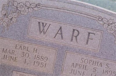 Earl H. Warf on Sysoon