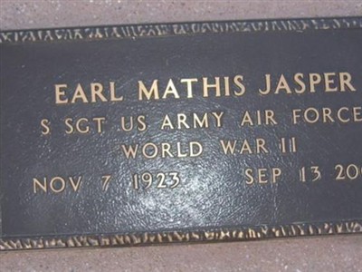 Earl Mathis Jasper on Sysoon