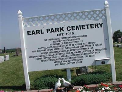 Earl Park Cemetery on Sysoon
