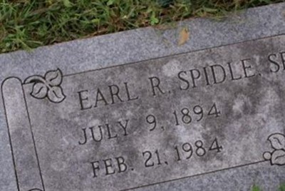 Earl Raymond Spidle on Sysoon