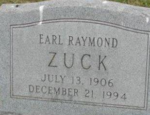 Earl Raymond Zuck on Sysoon