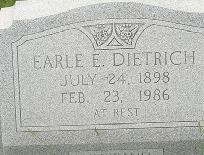 Earle E. Dietrich on Sysoon