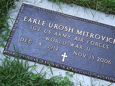 Earle Urosh Mitrovich on Sysoon