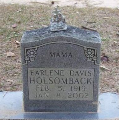 Earlene Davis Holsomback on Sysoon