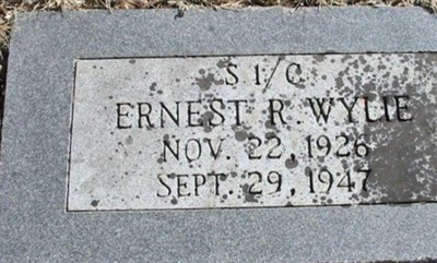 Earnest Roy Wylie on Sysoon