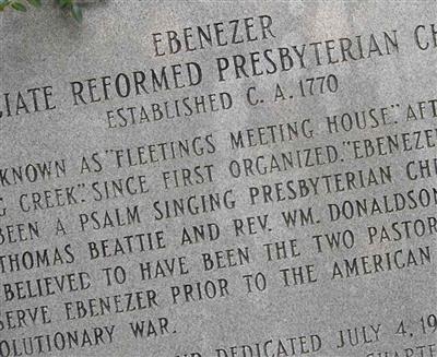 Ebenezer Associate Reform Presbyterian Cemetery on Sysoon