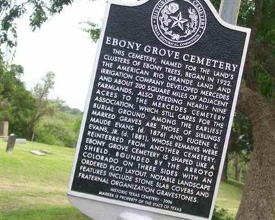 Ebony Grove Cemetery on Sysoon