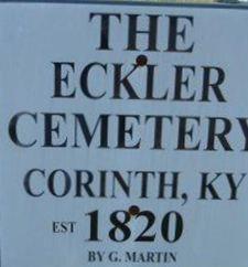 Ecklers Cemetery on Sysoon