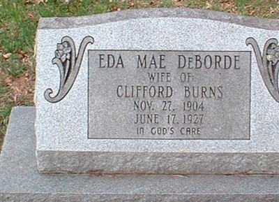 Eda Mae DeBorde Burns on Sysoon