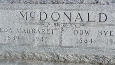 Eda Margaret McDonald on Sysoon